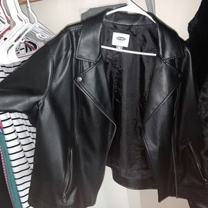 OLD NAVY Plus Size Leather Jacket